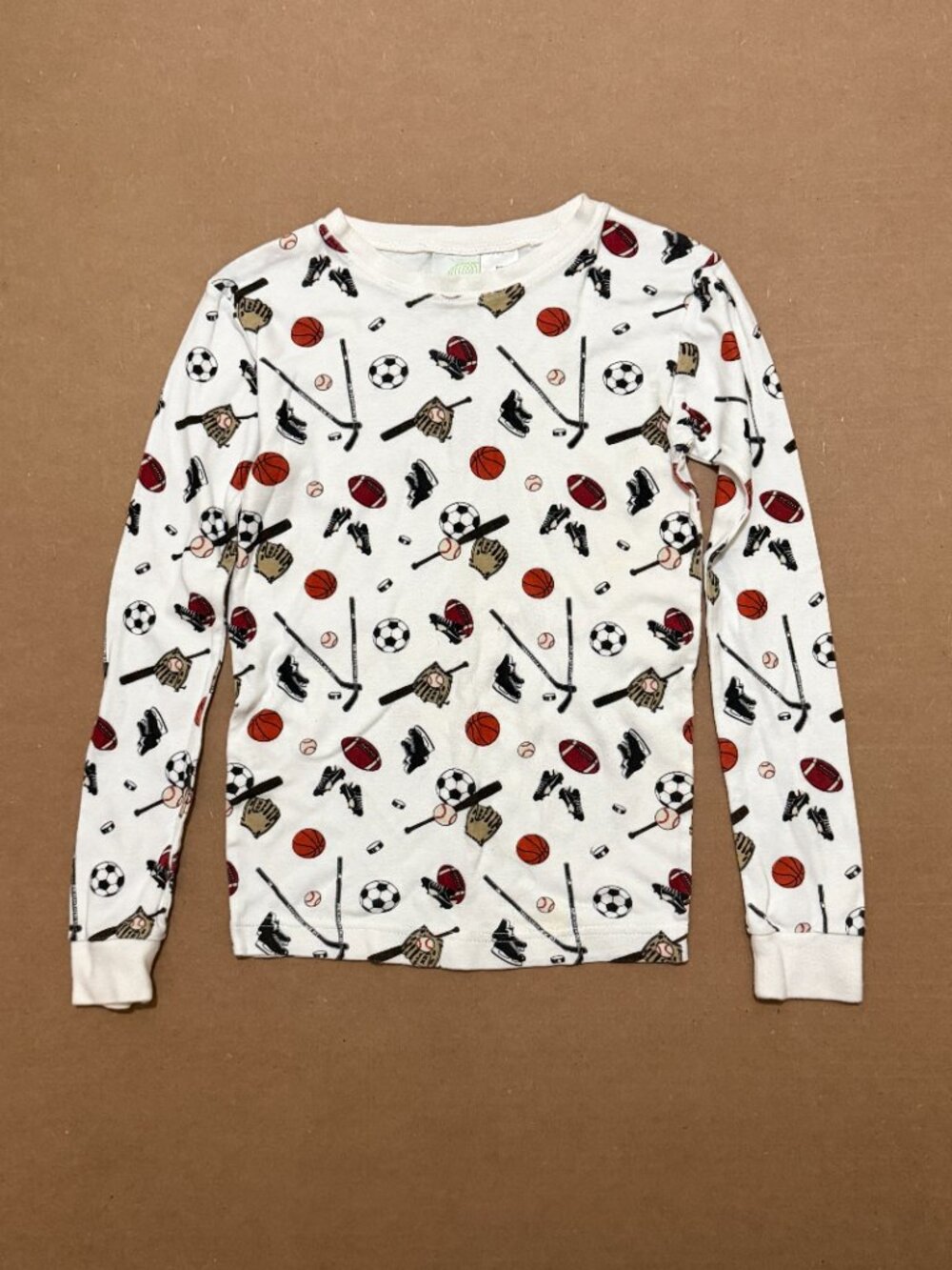 Kids Sports Print Pajama Sleep Shirt